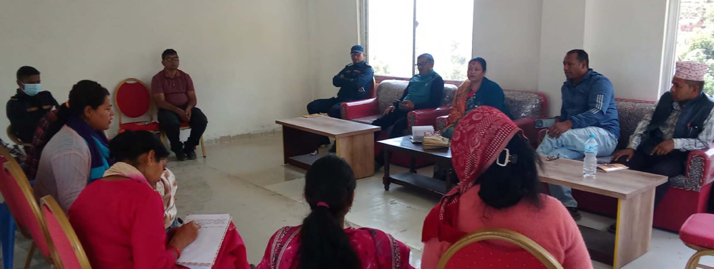 Loo Niva with local government for strengthening child rights and protection